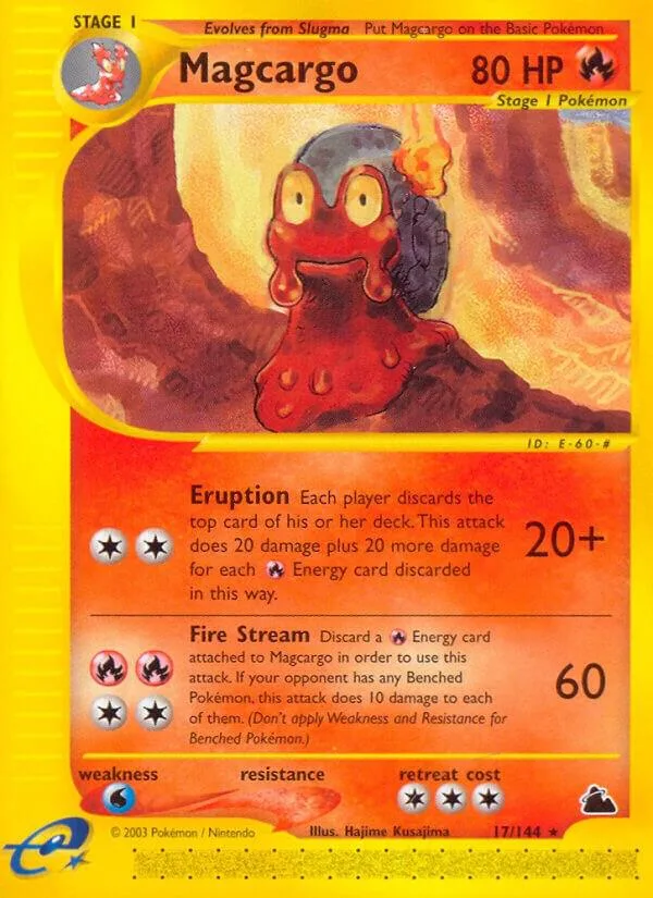 Magcargo card front