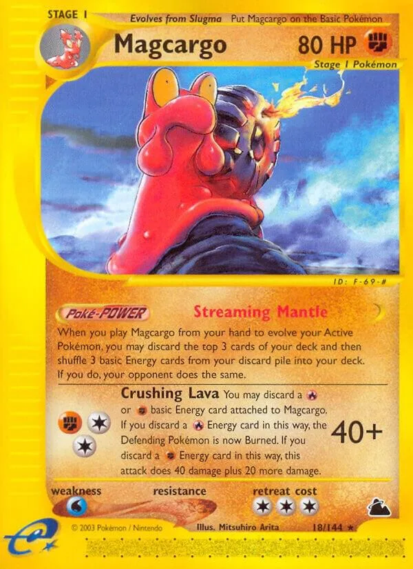 Magcargo card front