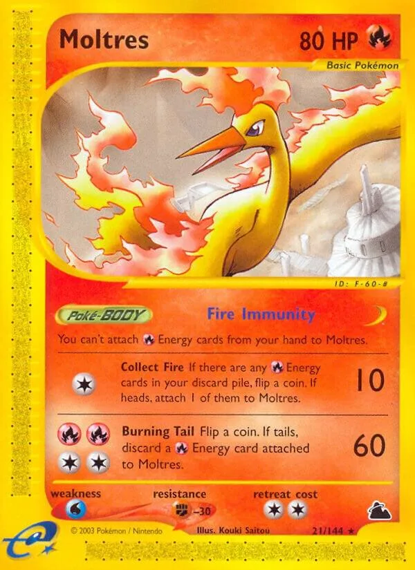 Moltres card front