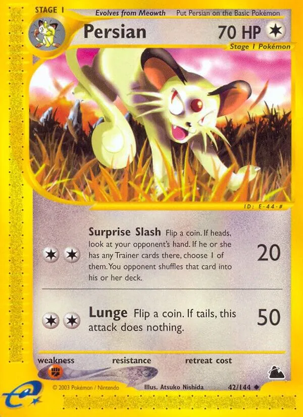 Persian card front