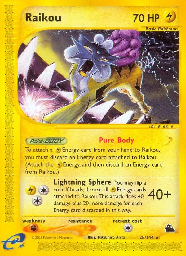 Raikou card front
