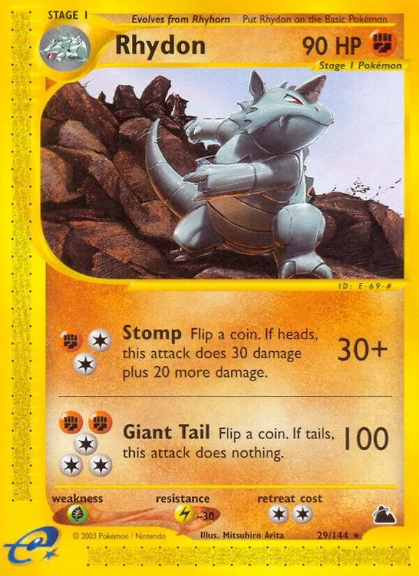 Rhydon card front