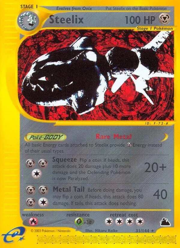 Steelix card front