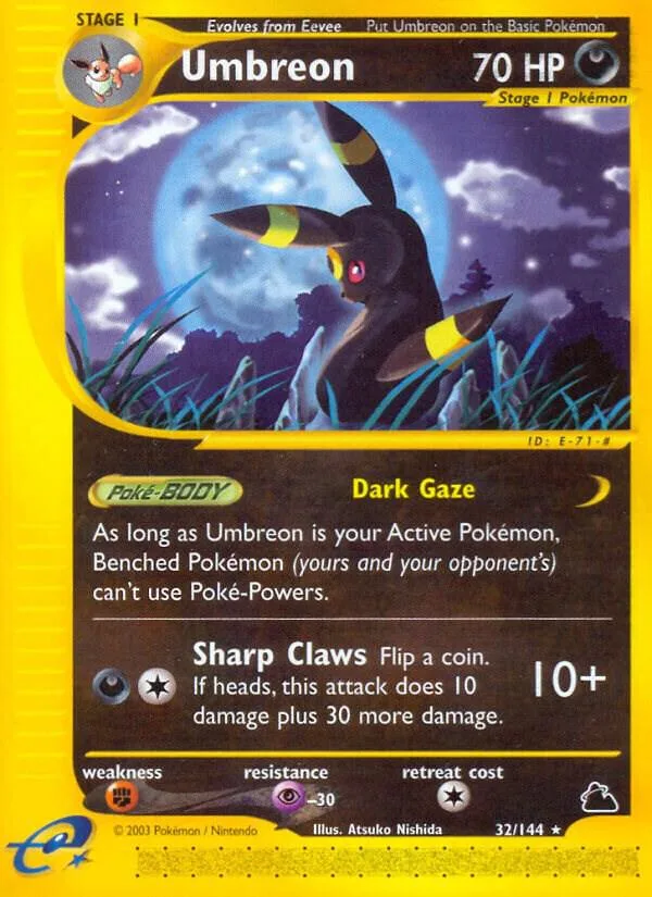 Umbreon card front