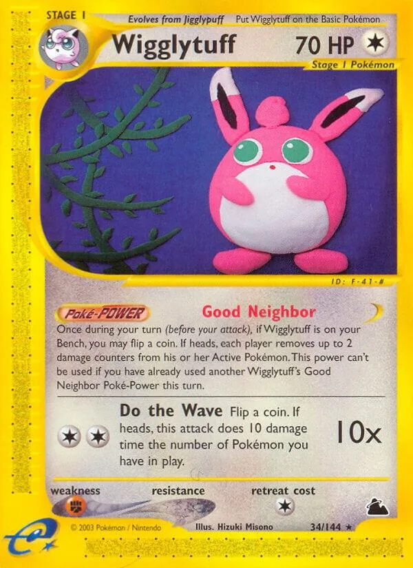 Wigglytuff card front
