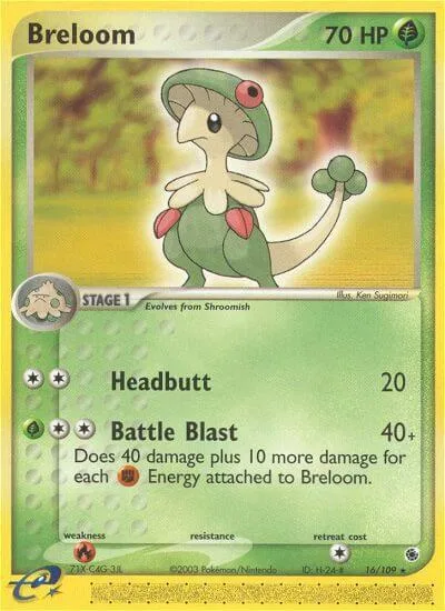 Breloom card front