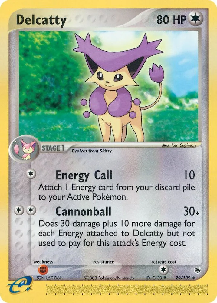 Delcatty card front