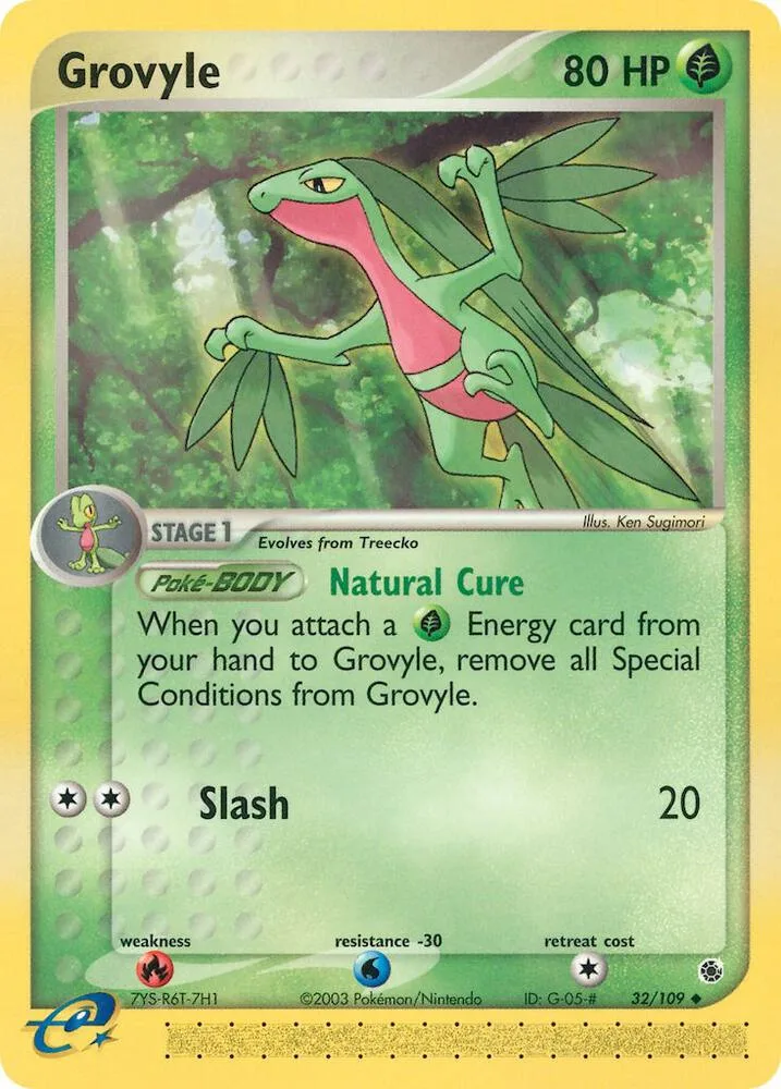Grovyle card front