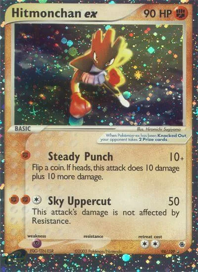 Hitmonchan ex Holofoil card