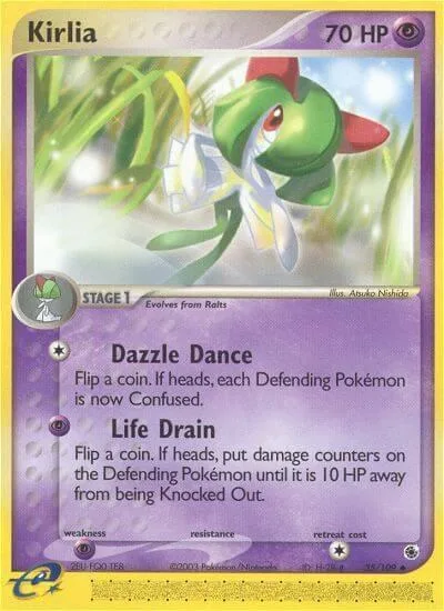 Kirlia card front