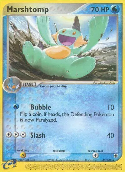 Marshtomp card front