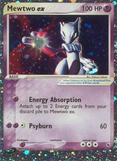 Mewtwo ex Holofoil card