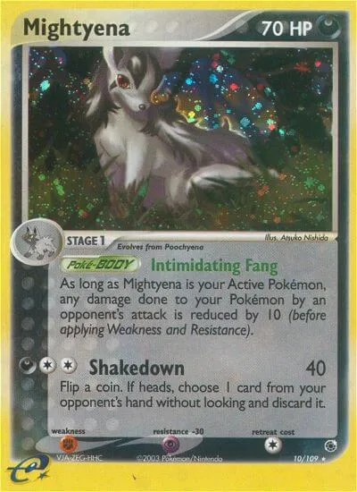 Mightyena card front