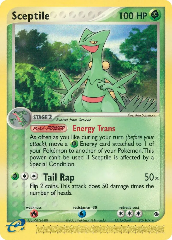 Sceptile card front