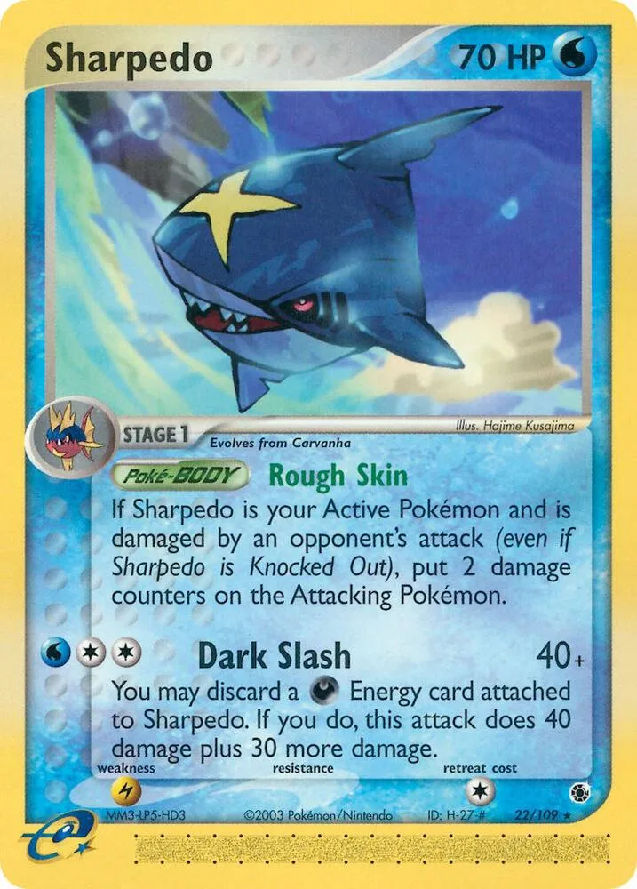 Sharpedo card front