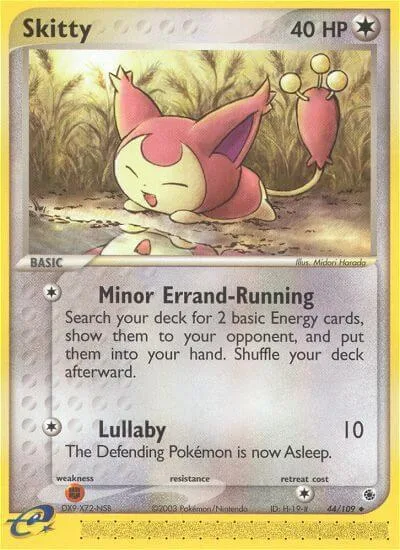 Skitty card front
