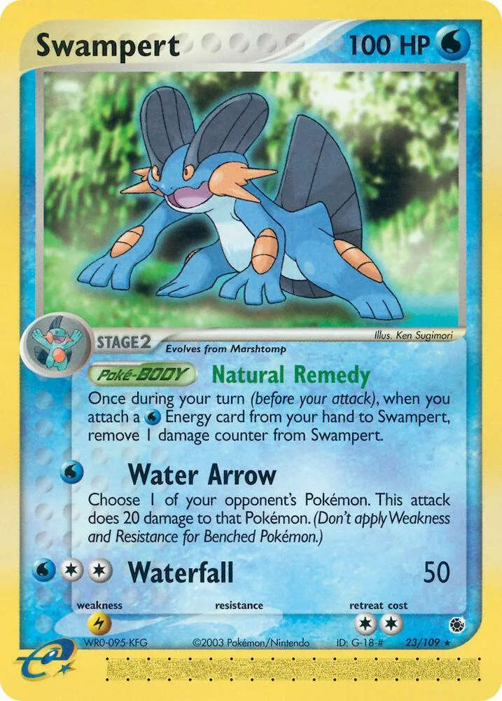 Swampert card front