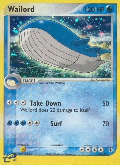 Wailord card front