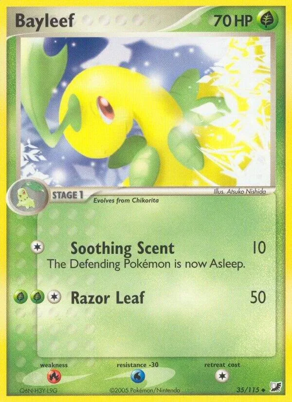 Bayleef card front