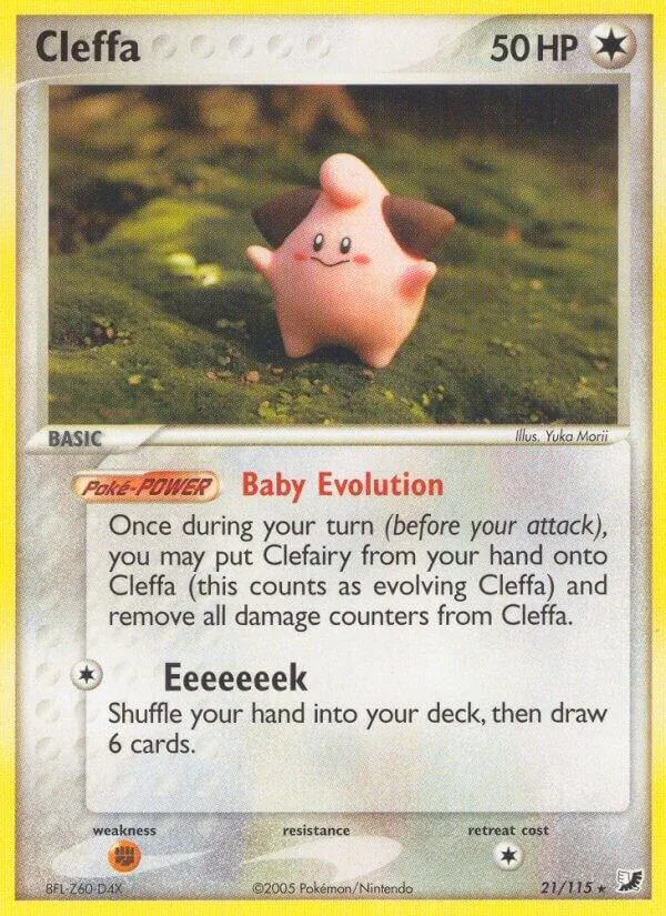 Cleffa card front