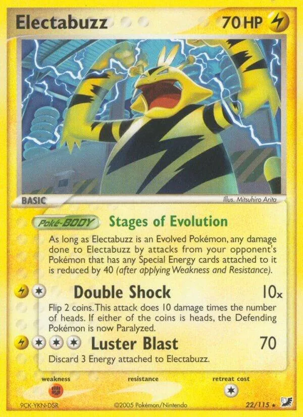 Electabuzz card front
