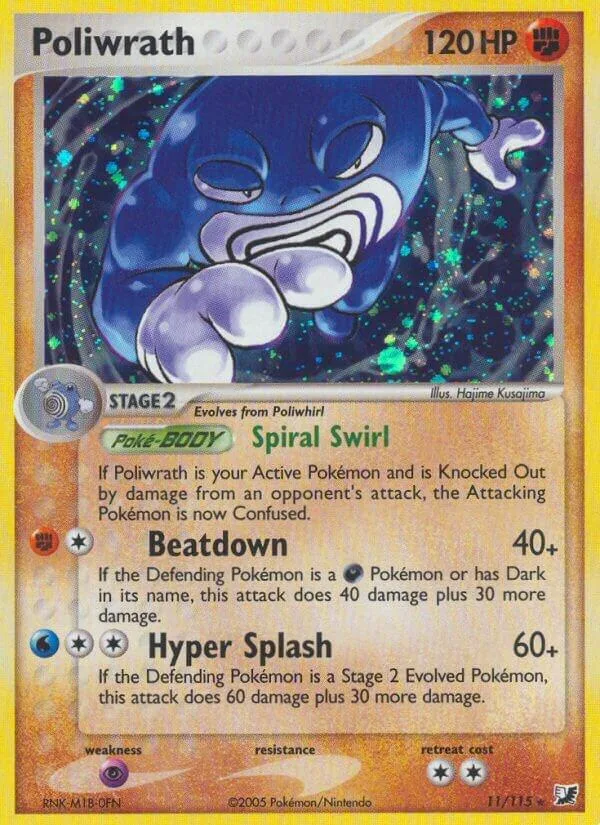 Poliwrath card front