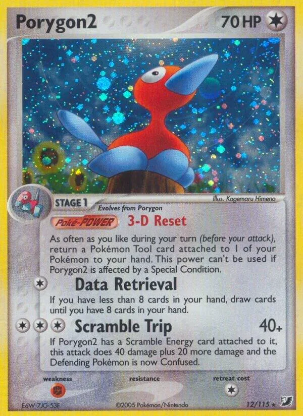 Porygon2 card front