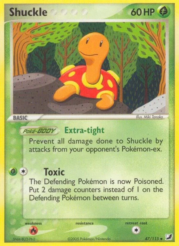 Shuckle card front