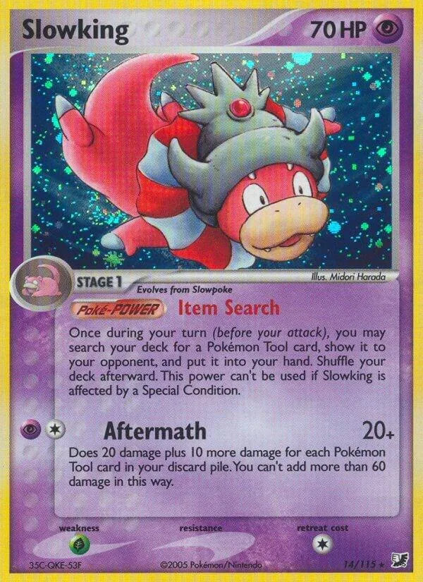 Slowking card front