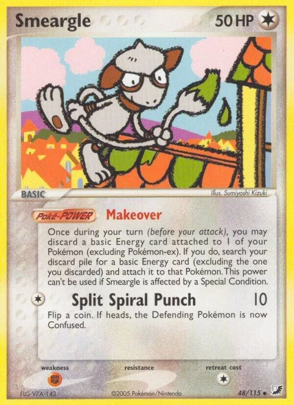 Smeargle card front