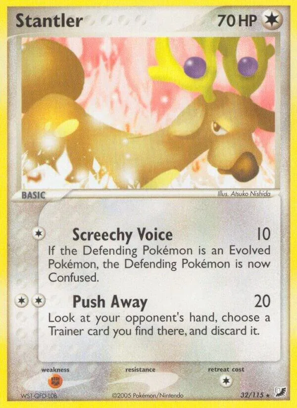 Stantler card front