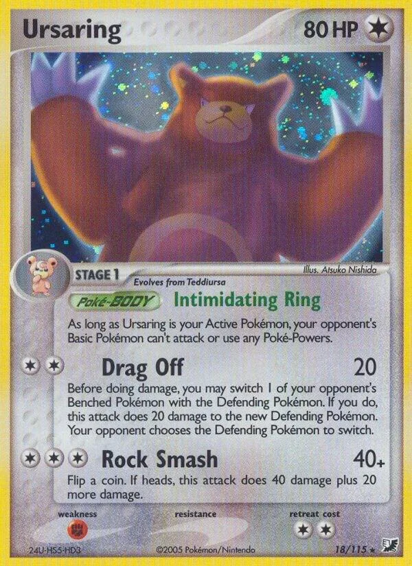 Ursaring card front