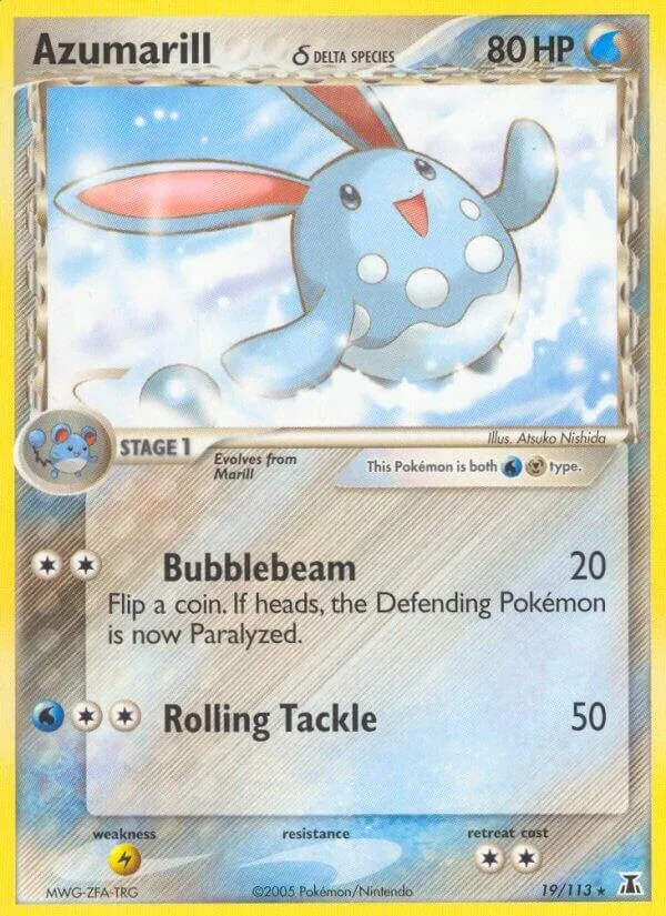 Azumarill (Delta Species) card front