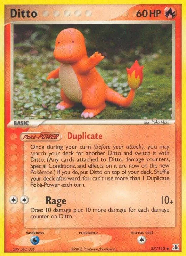 Ditto (Charmander) card front