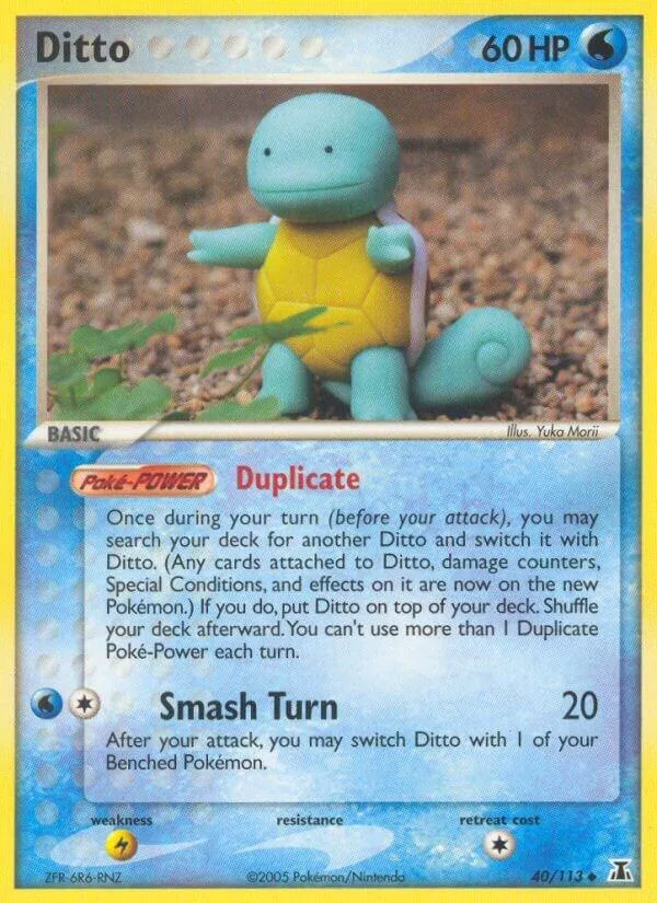 Ditto (Squirtle) card front