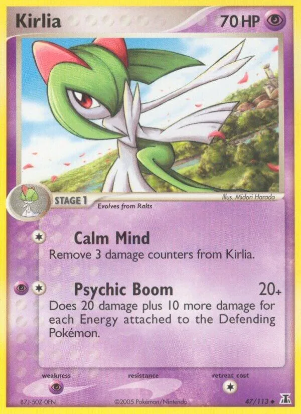 Kirlia card front