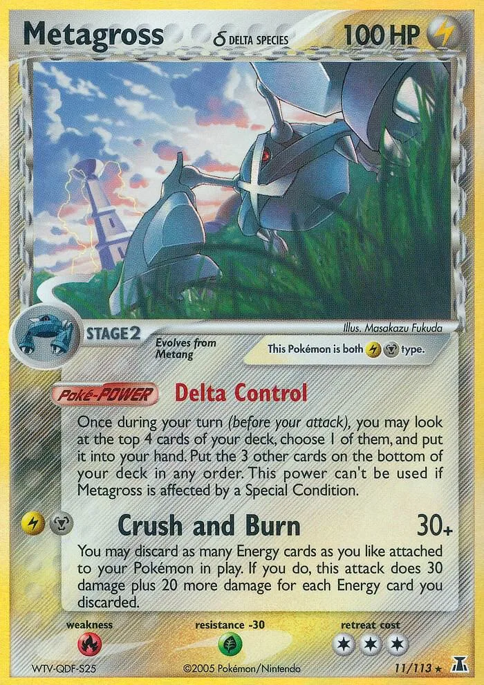 Metagross (Delta Species) card front