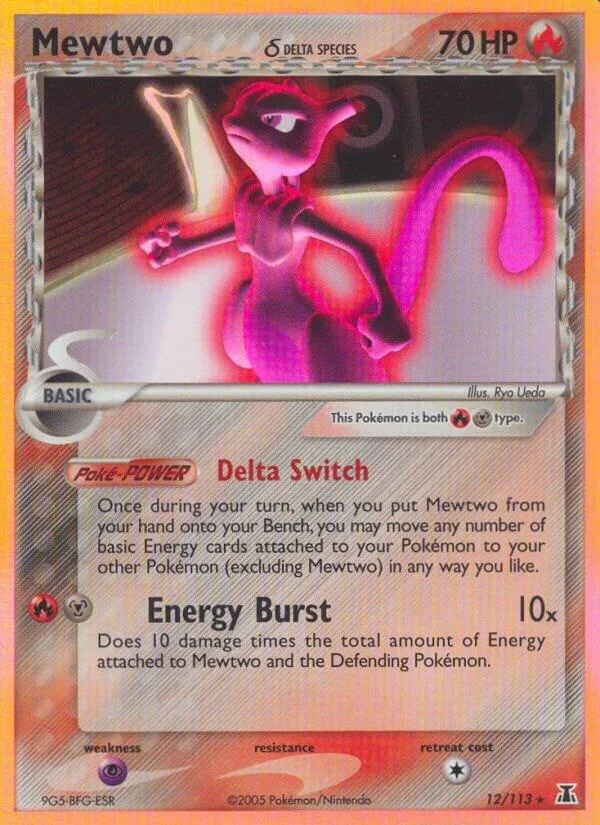 Mewtwo (Delta Species) card front