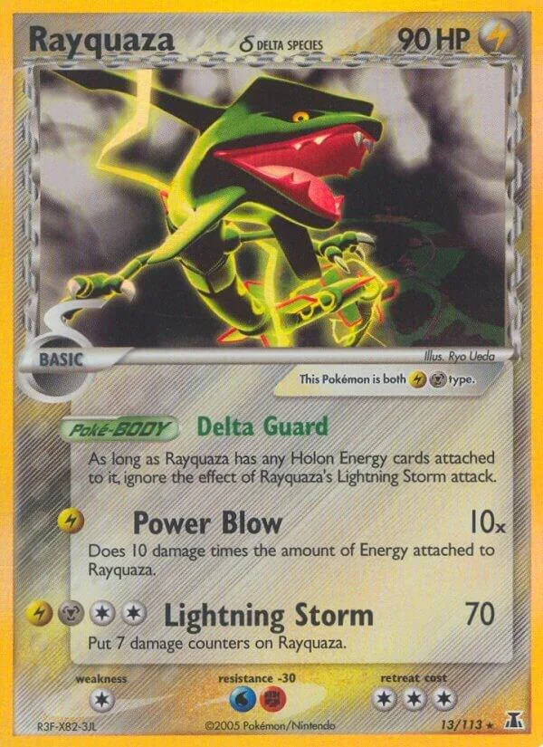 Rayquaza (Delta Species) card front