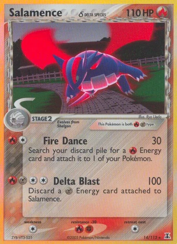 Salamence (Delta Species) card front