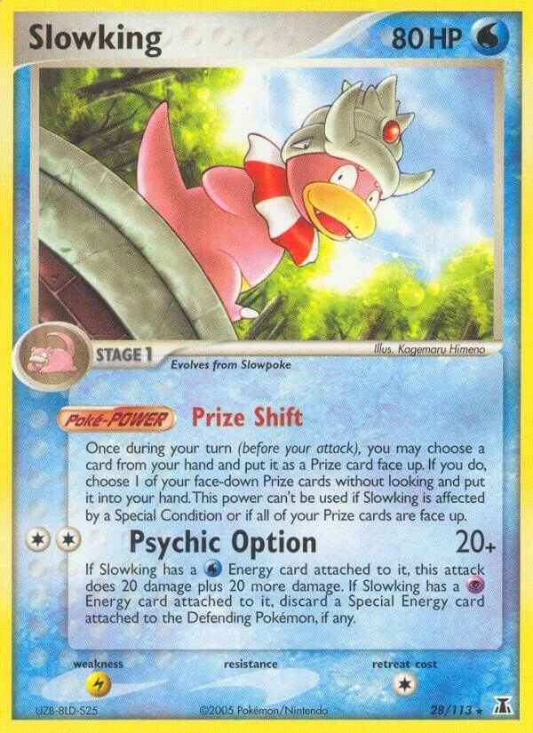 Slowking card front