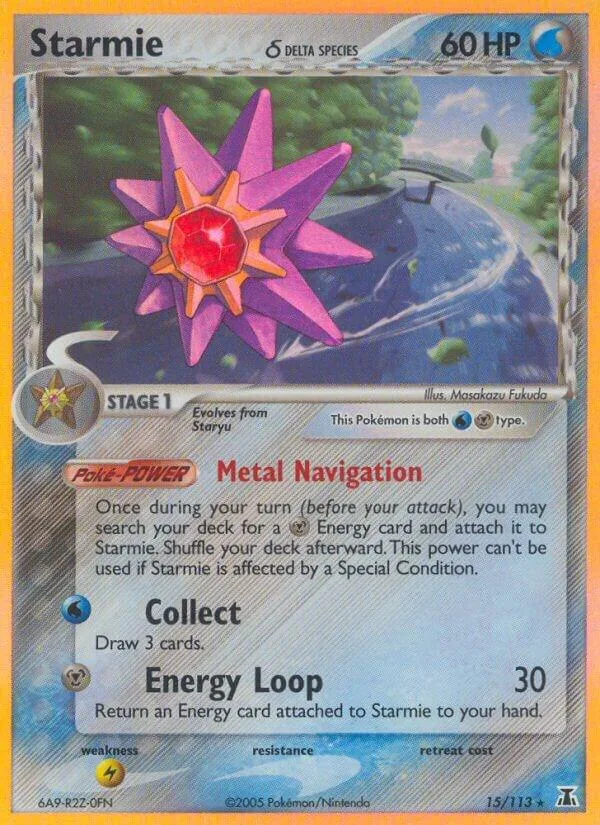 Starmie (Delta Species) card front