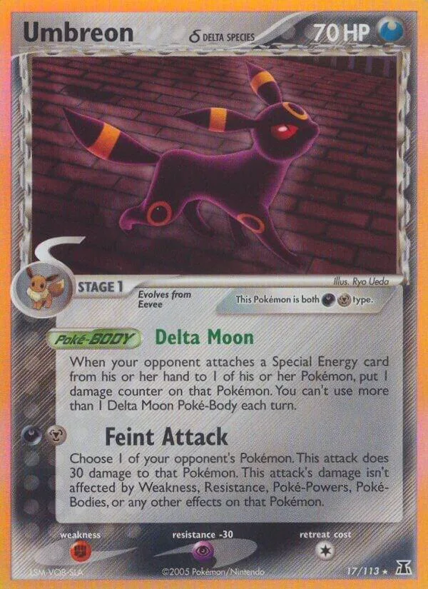 Umbreon (Delta Species) card front