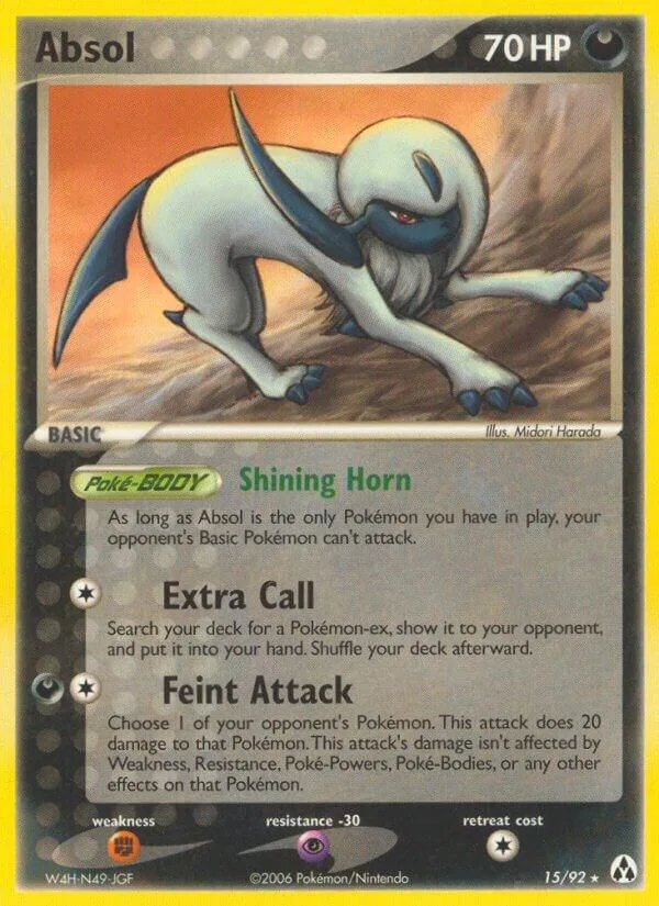 Absol card front