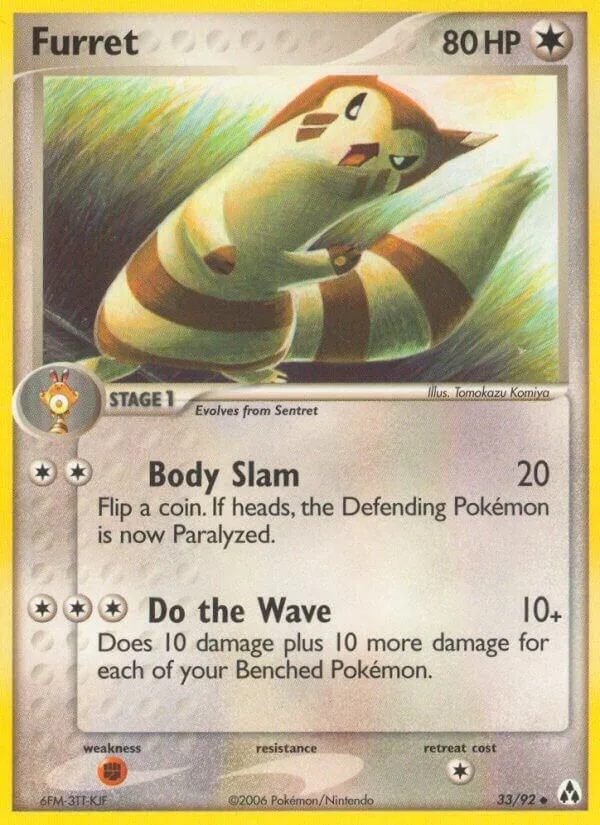 Furret card front