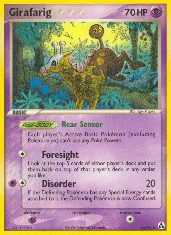 Girafarig card front