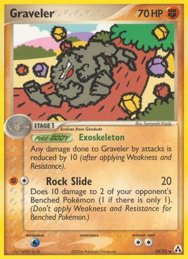 Graveler card front
