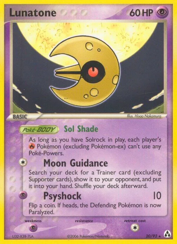 Lunatone card front