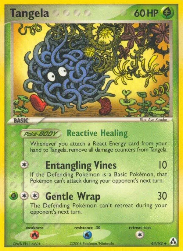 Tangela card front