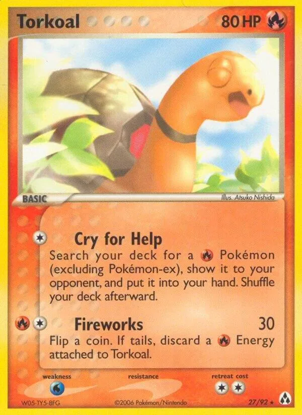 Torkoal card front